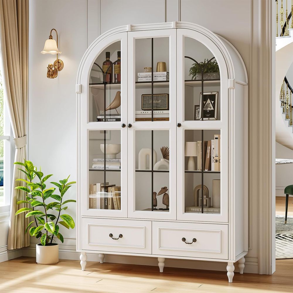 Glass Cabinet Display - Кухонный шкаф-кухня высотой 70,8 дюймов с