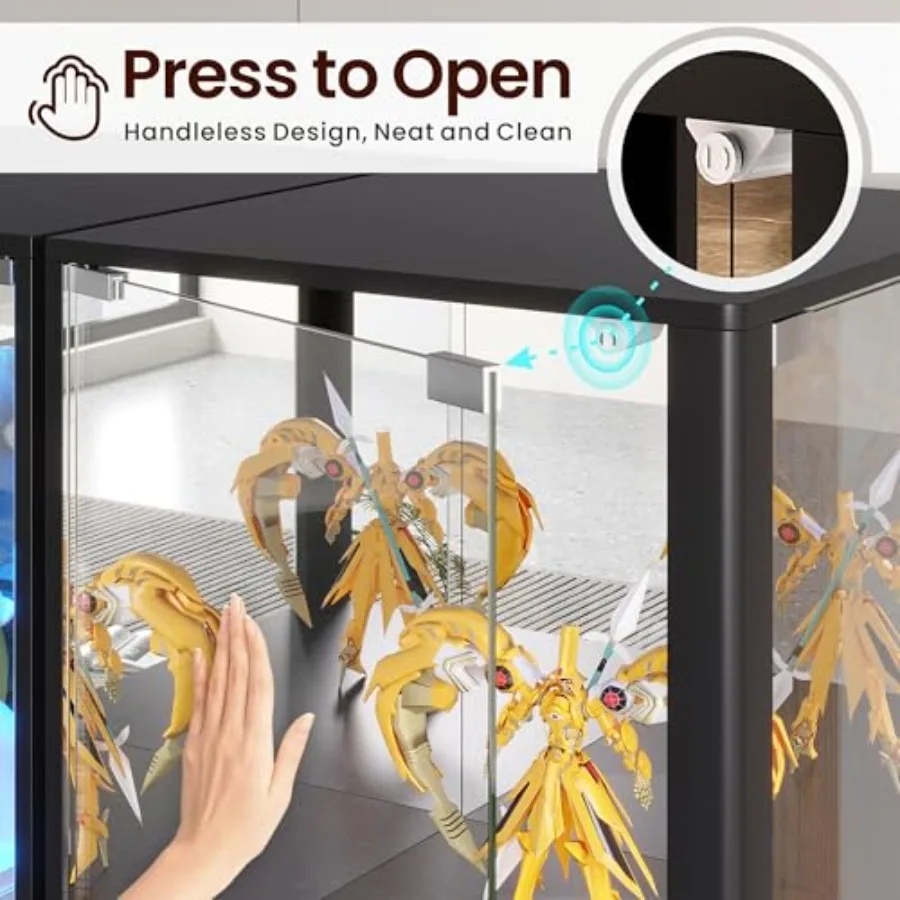 Угловая витрина для гостиной,  – обзор и цена Glass Cabinet Display