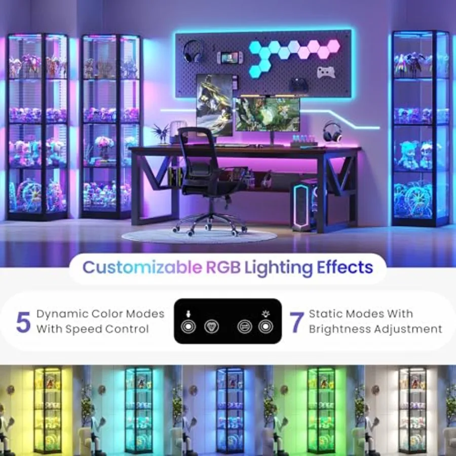 Угловая витрина для гостиной,  – обзор и цена Glass Cabinet Display