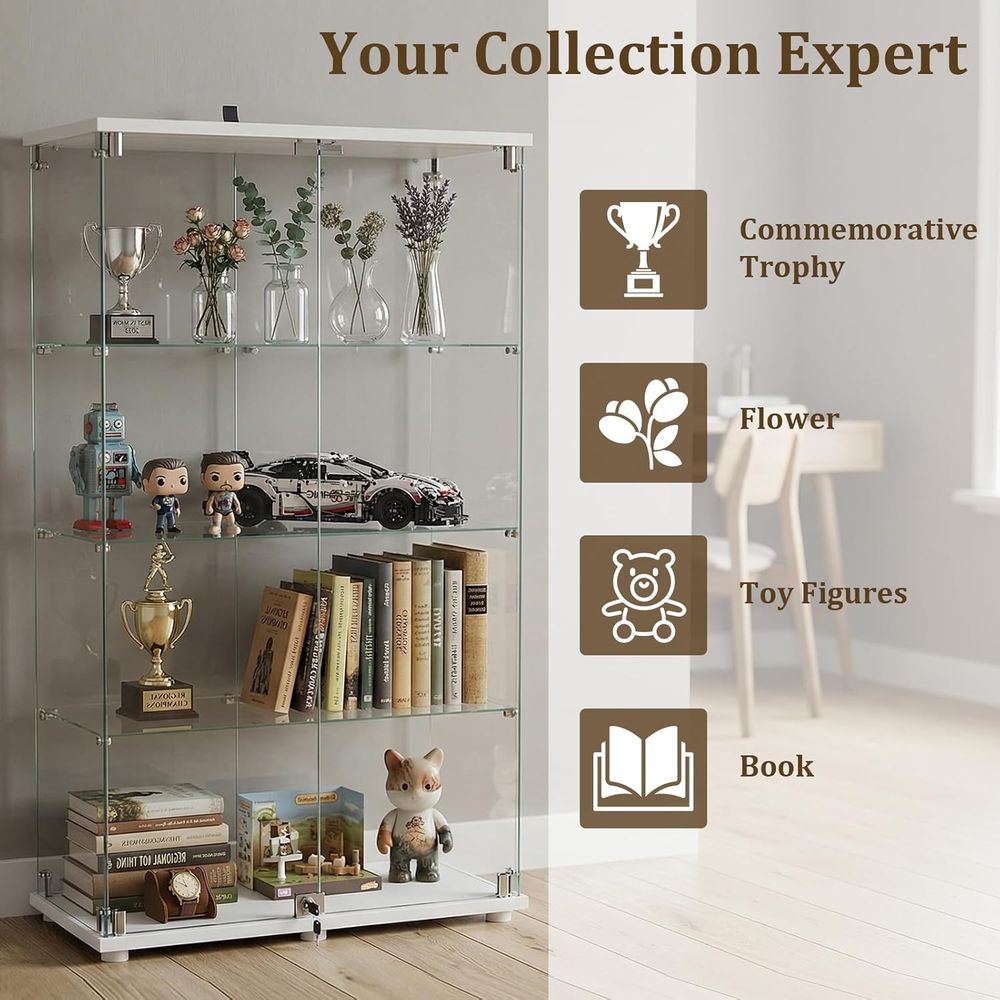 Витрина из закаленного стекла, – обзор и цена Glass Cabinet Display