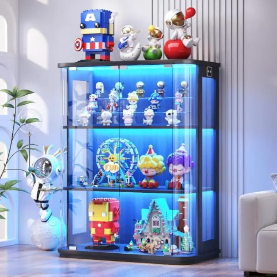 Трехъярусная витрина с закругл – обзор и цена Glass Cabinet Display