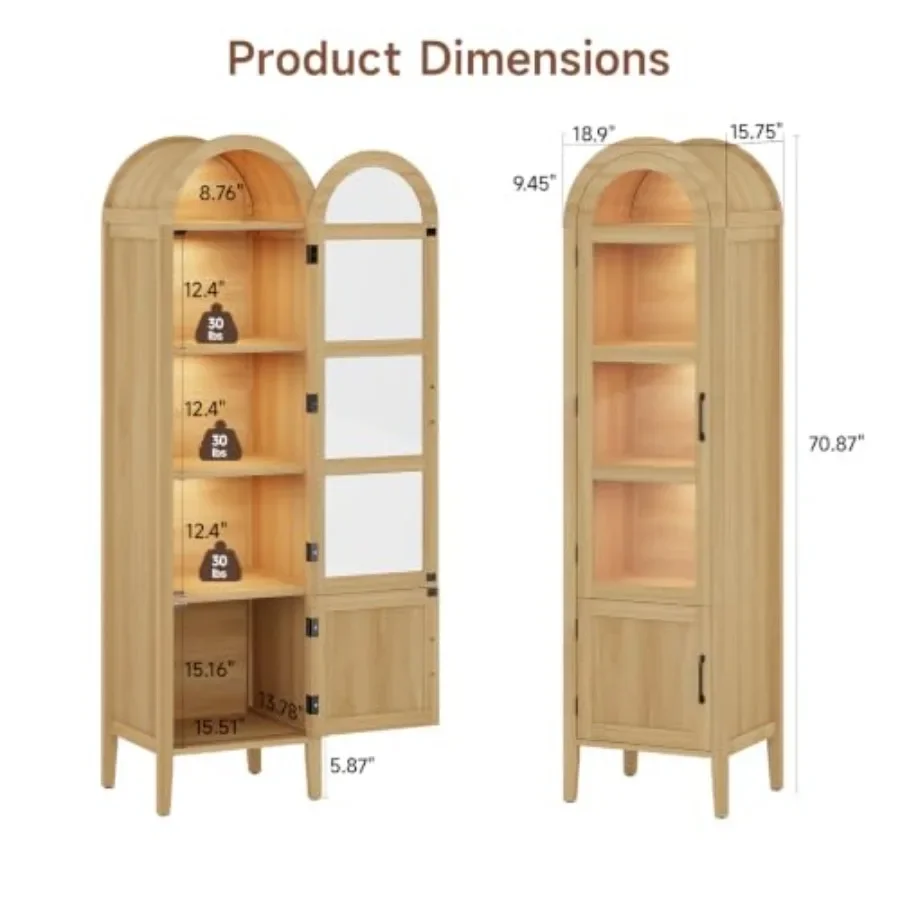 71 Узкий витринный шкаф с ароч – обзор и цена Glass Cabinet Display