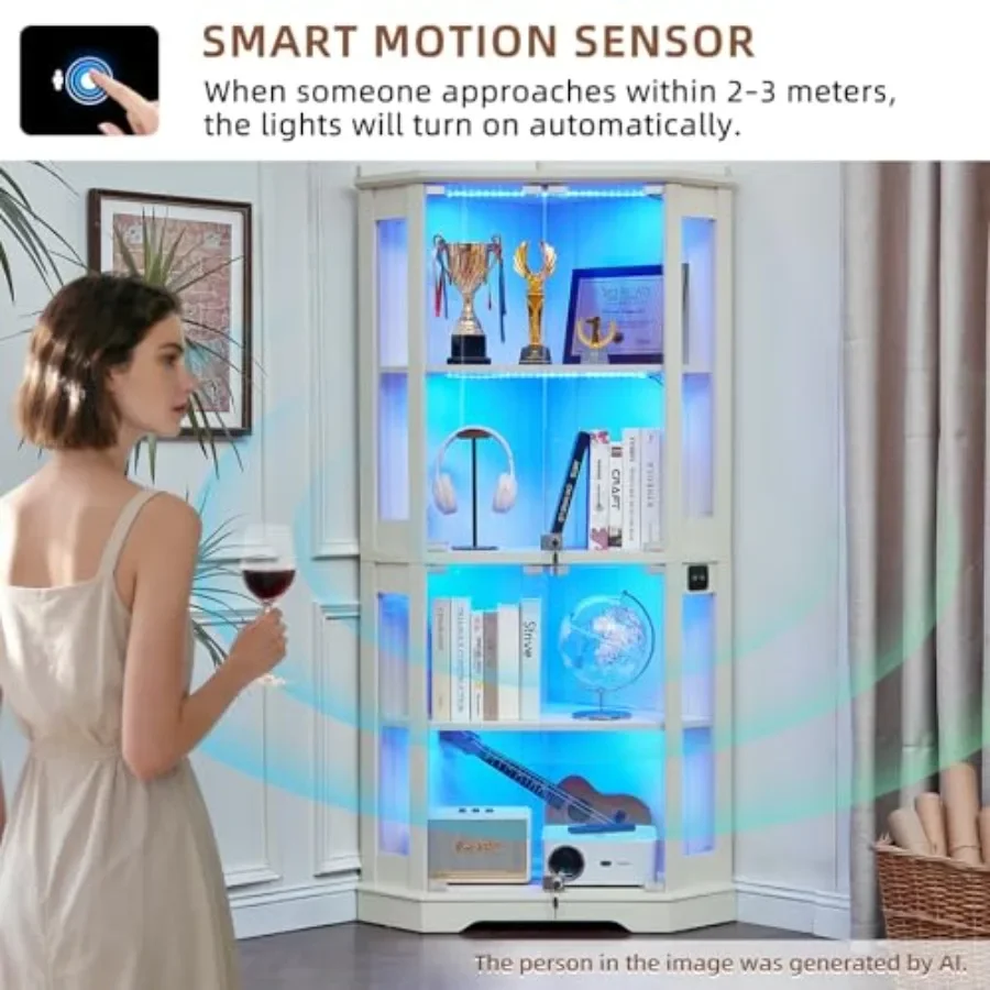 Угловая витрина в стиле «ферме – обзор и цена Glass Cabinet Display