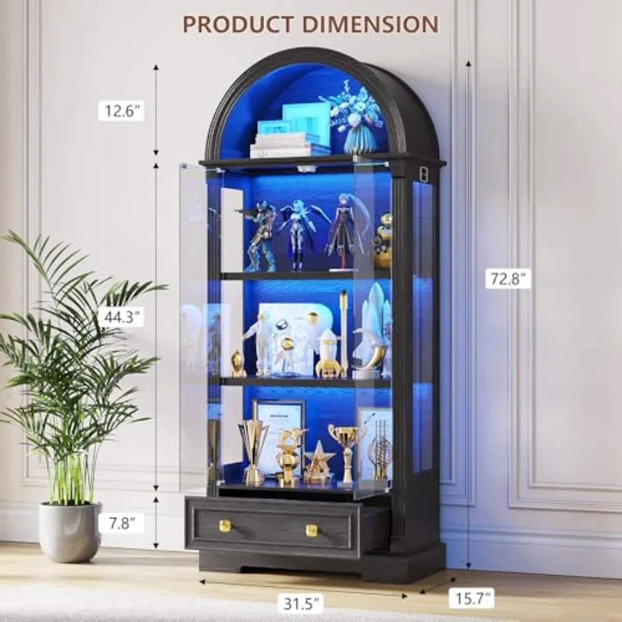 Витрина с стеклянными дверцами – обзор и цена Glass Cabinet Display