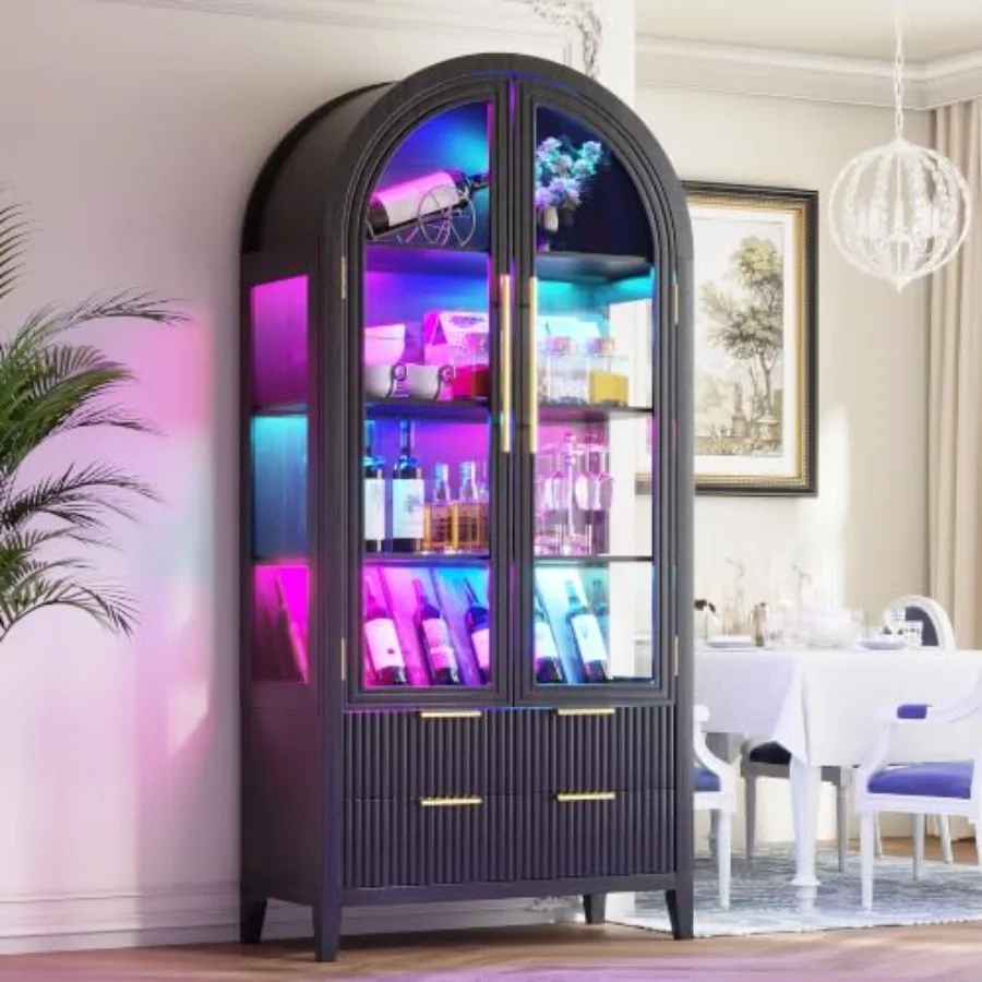 Витрина в форме арки с стеклян – обзор и цена Glass Cabinet Display