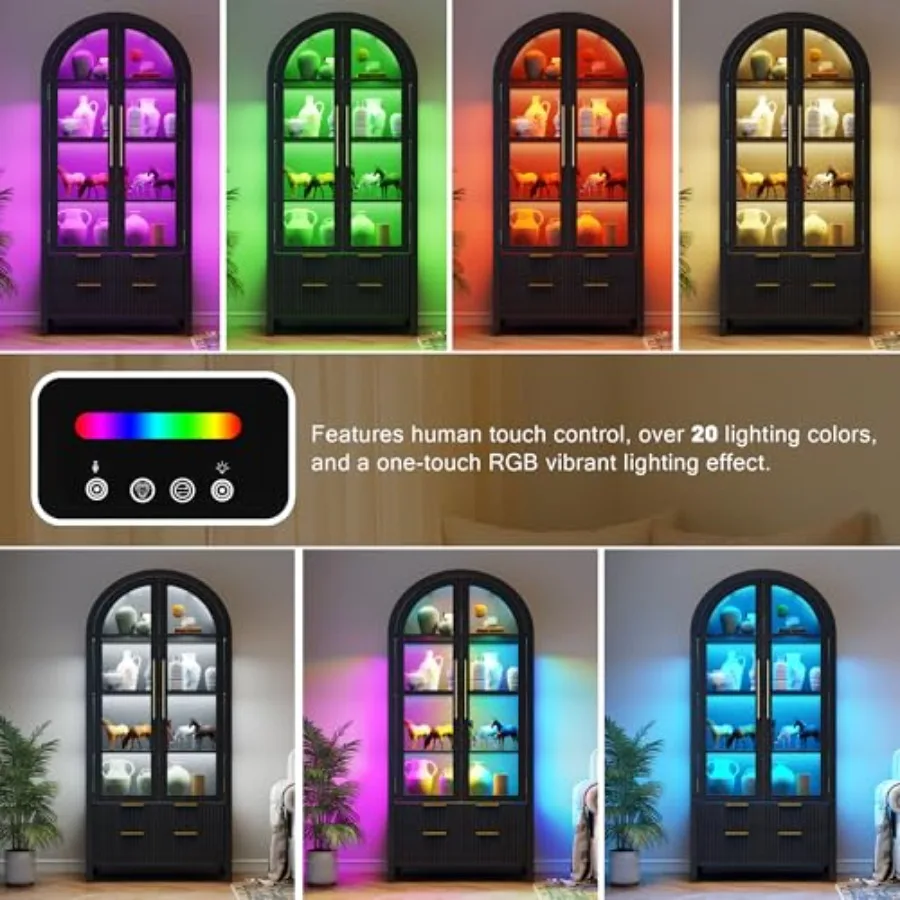 Витрина в форме арки с стеклян – обзор и цена Glass Cabinet Display