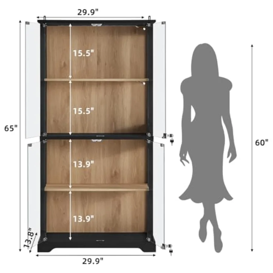 Витрина в стиле «фермерский до – обзор и цена Glass Cabinet Display
